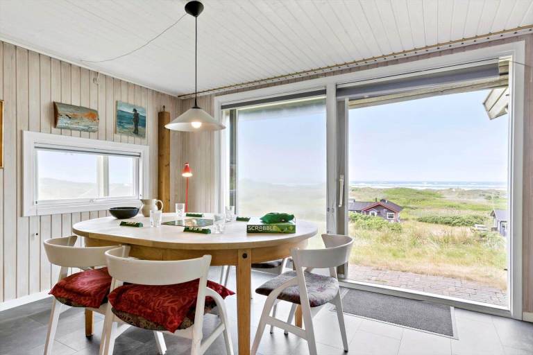 Vacation home with barbeque & terrace | Sea view in Lokken