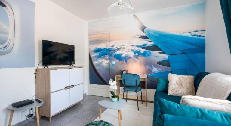 In the Sky - Casa Vostra - CAUTION 800 EUR & ID requises - Ambilly proche tramway-frontiere — photo 2