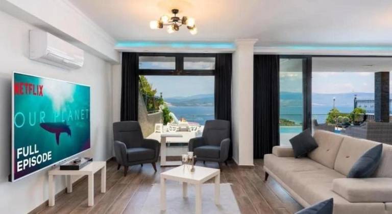 Villa Paradise BODRUM, 14 personnes, vue mer, piscine, plage privee, sauna, chambre a vapeur, ascens — photo 2