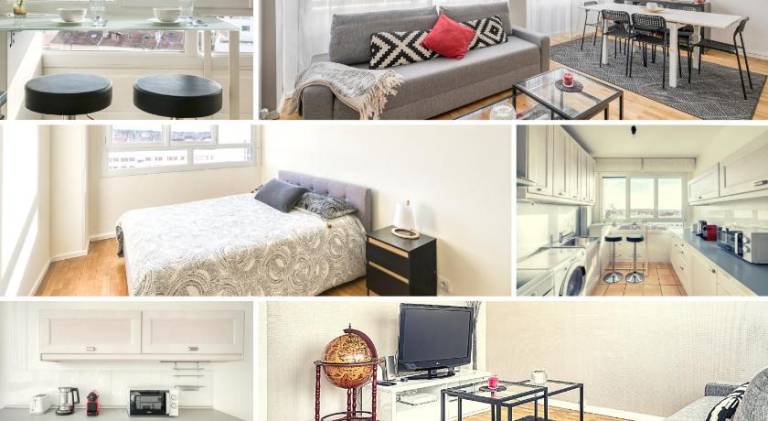 Superbe Apart 2 rooms lumineaux parking Casa Lyon in Venissieux