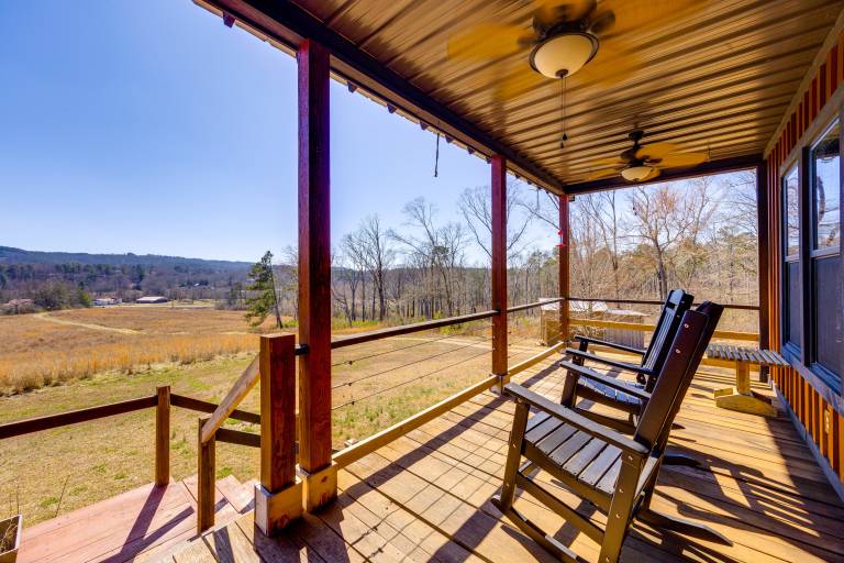 Hot Tub + Grill: Rustic Altoona Cabin w/ Views in Al
