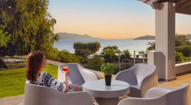 Spacious vacation home with yard & patio | Next to the beach | Pets are welcome in Samos