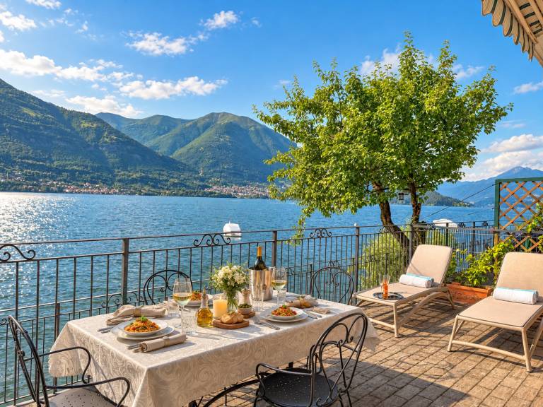 Ferienwohnung mit Hund in Lezzeno, Comer See, Italien