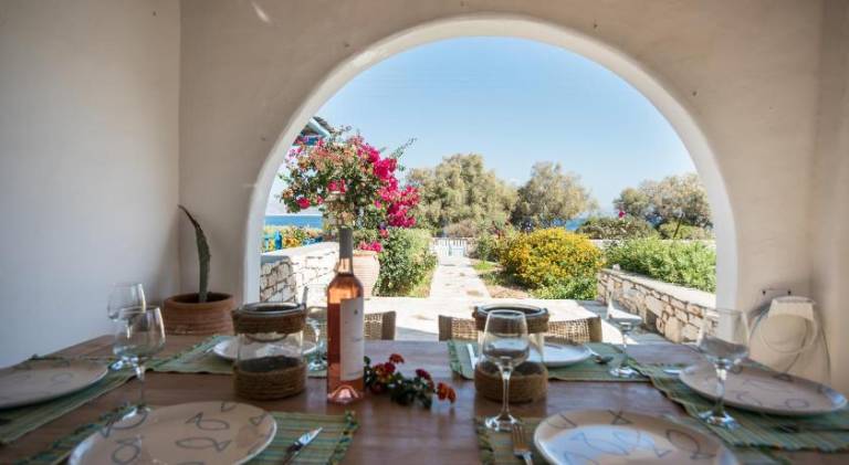 Fully equipped ample villa with patio, barbeque & yard | Pet-friendly in Paros