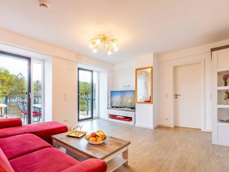 FeWo Seeigel: 66 m² FeWo mit 2 Schlafzimmern, Balkon & Meerblick – Haus Granitz — photo 5