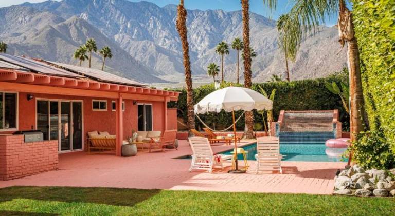 The Pink House - Palm Springs Gem with Private Pool & BBQ in Palm Springs, CA