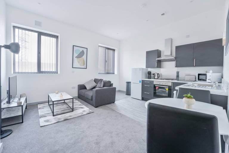 Cosy & Bright 1 Bedroom Budget Apartment in Dudley