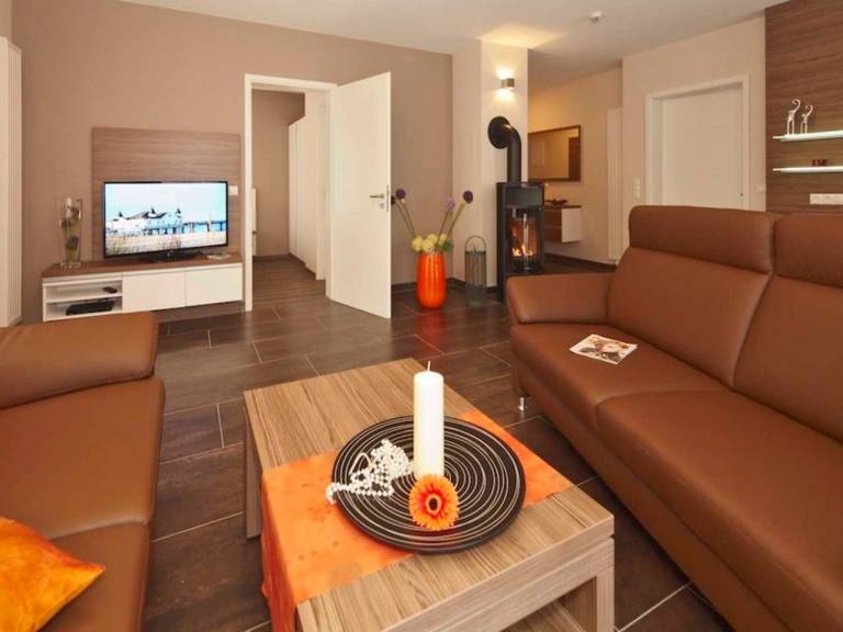 Ferienwohnung mit Hund inBansin, Heringsdorf Ostseeküste f&uuml;r max. 4 Personen