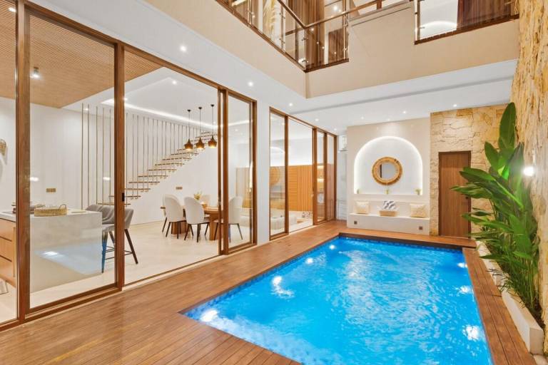 Vacation home with jacuzzi & pool | Pets allowed in Canggu