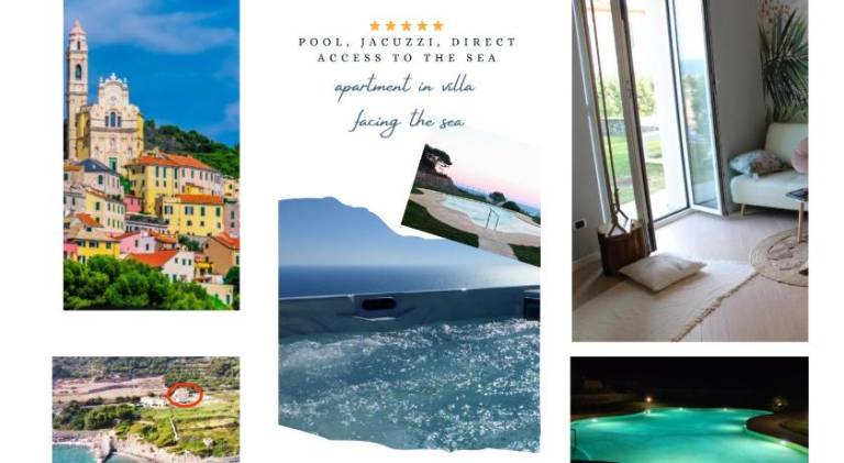 Cluxury-Torre dei Saraceni BOUTIQUE APT BY THE SEA Beach, Pool, Private Jacuzzi, Parking in San Bartolomeo al Mare