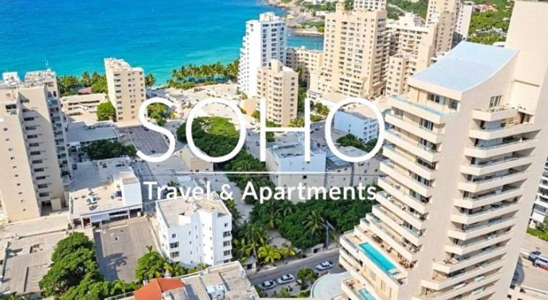 Rental apartment with yard & pool in Santa Marta
