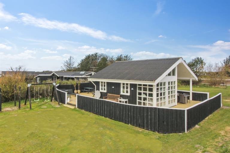 Vacation home with patio in Lokken