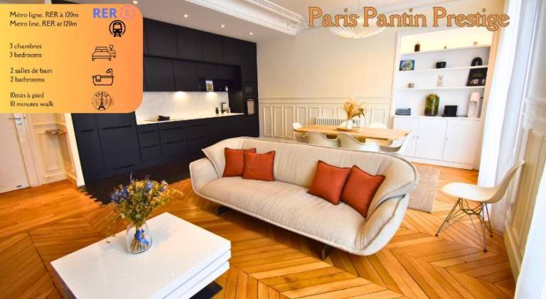 Holiday apartment with 3 rooms for 6 persons in Bagnolet