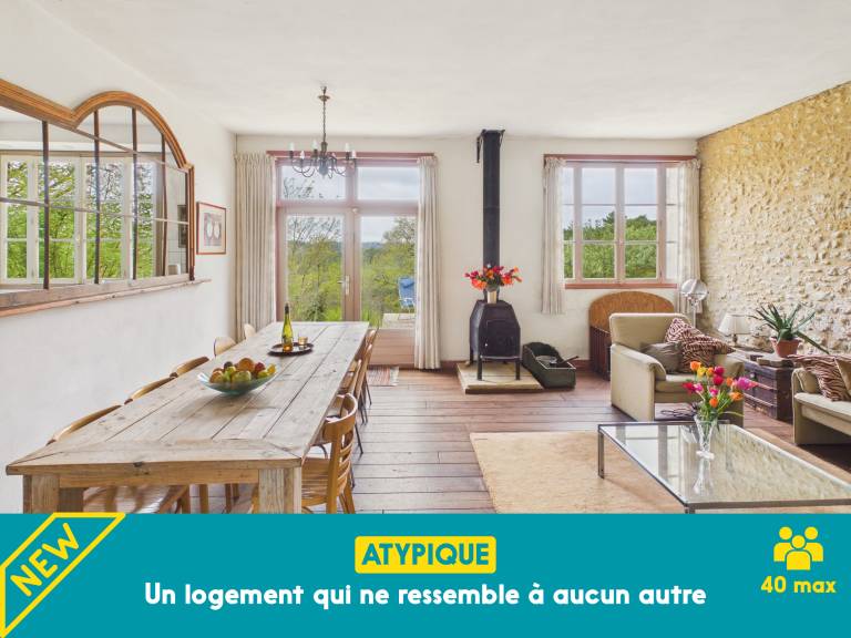 Ferienhaus in Fanlac, Thonac f&uuml;r max. 6 Personen am Atlantik