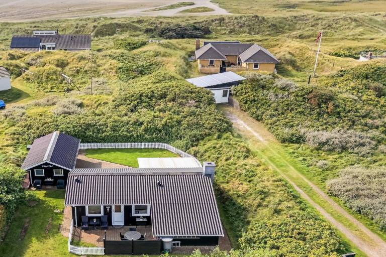 Ferienhaus mit Hund inRindby Strand Nordseeküste Dänemark f&uuml;r max. 5 Personen