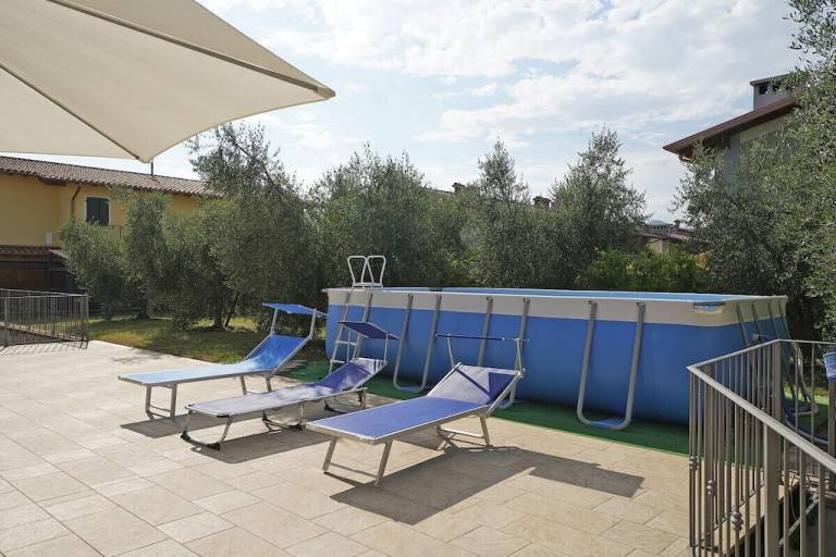 Ferienhaus mit Hund in Raffa, Moniga del Garda fuer max. 5 Personen