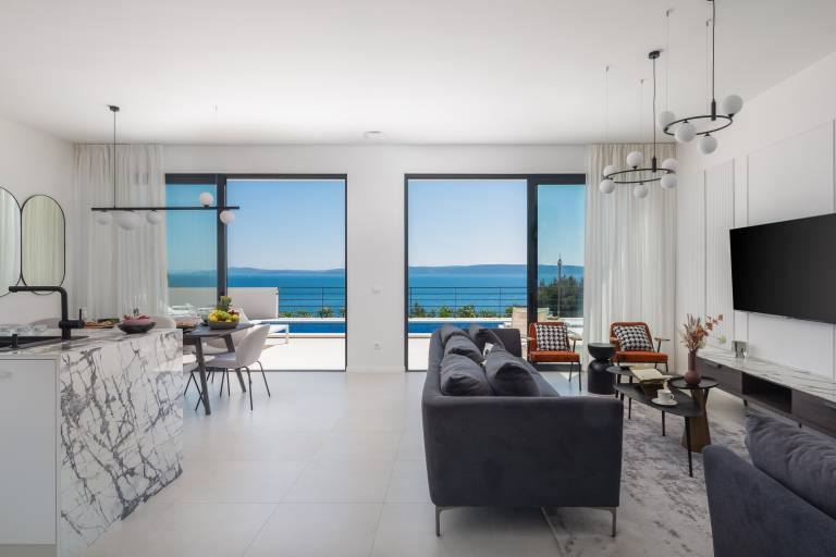 Comfortable and spacious house with terrace and sea view Rastići, Čiovo (K-22934) — photo 2