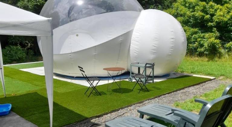 Tent with pool & hot tub | Pets are welcome — photo 5