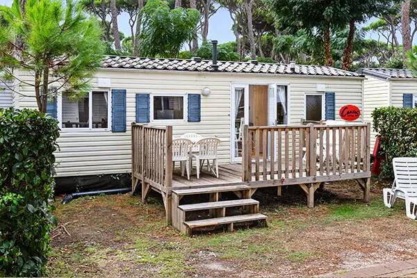 Camping Coeur de Vendée - Mobile home Classic 2 bdr. 4 pers. Small Decking TV in Nantes