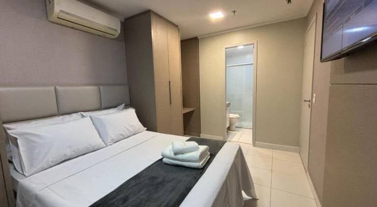 Holiday apartment with jacuzzi & pool in Goiânia