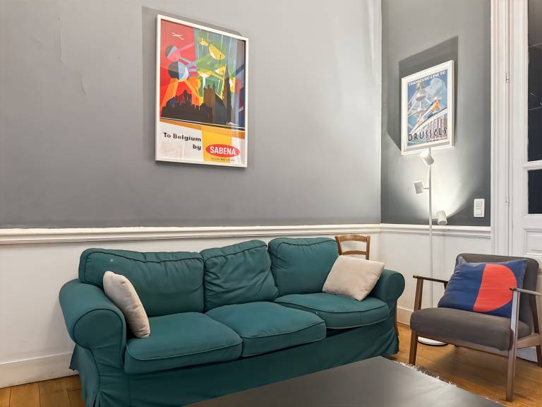 Rental apartment with patio in Brussels