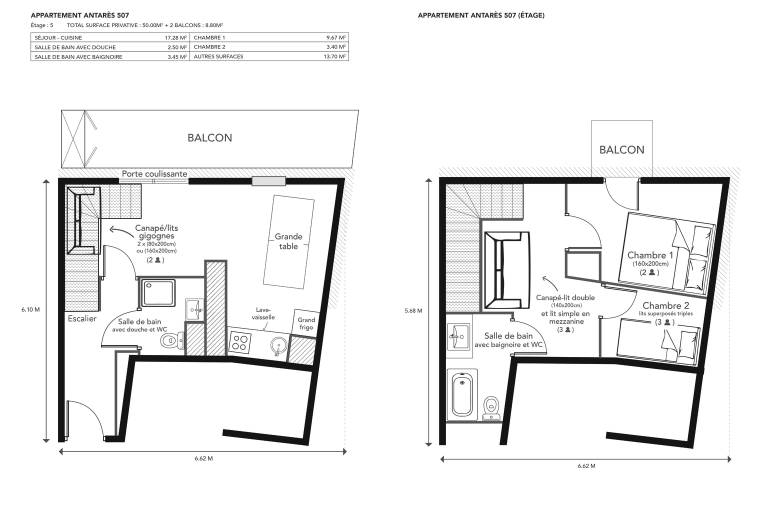 Risoul - Duplex 507 - Pool/Sauna - Great view - Equipped - Foot of slopes — photo 5