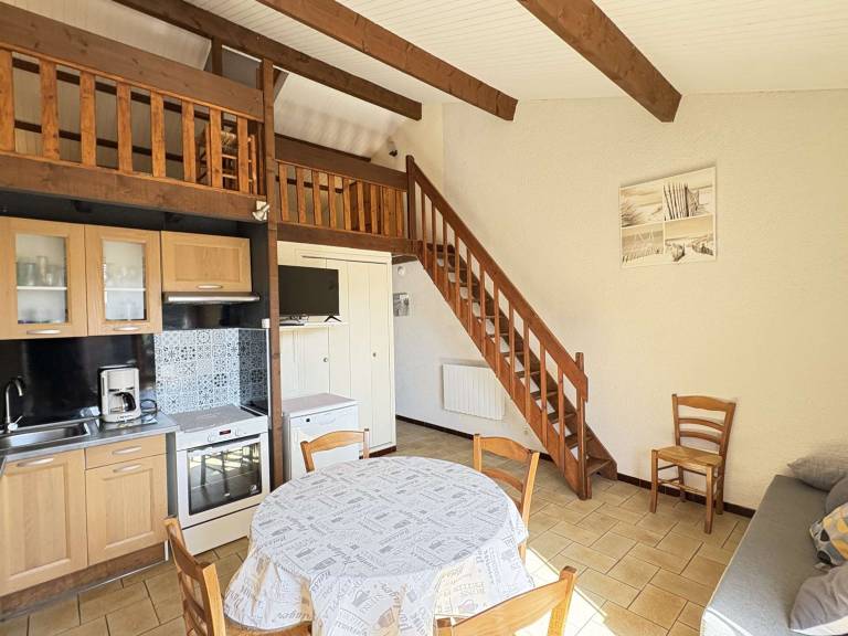 Charming terraced house in Biscarrosse Beach, close to the sea for family holidays in Biscarrosse