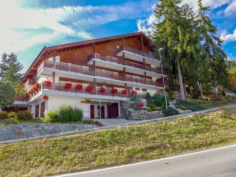 Ferienwohnung in Crans-Montana für max. 4 Gäste - nahe Skigebiet