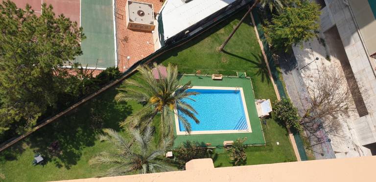 Rental apartment with patio, pool & yard | Pool view — photo 3