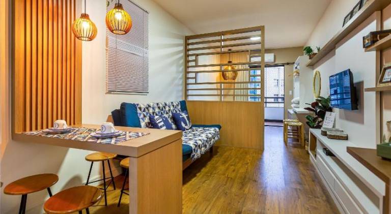 Pleasant apartment | Beach nearby | Suitable for remote work | Dogs allowed in Guarapari