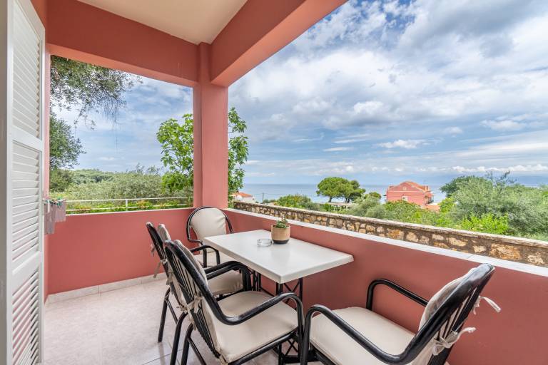Apartment '3' with Sea View, Wi-Fi and Air Conditioning in Corfu