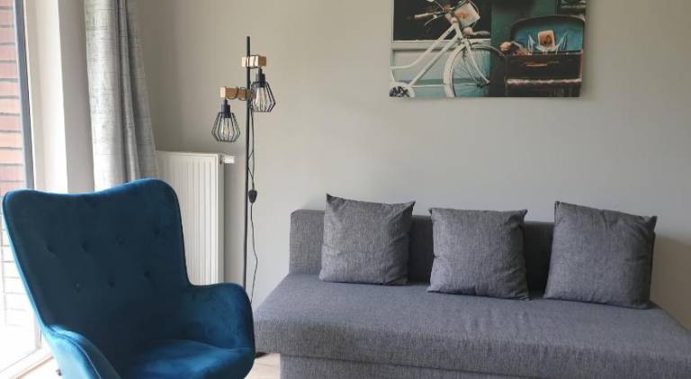 Rental apartment with patio in Poznan