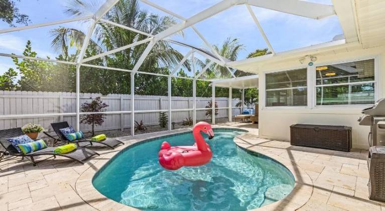 Vacation home with pool in Naples, FL