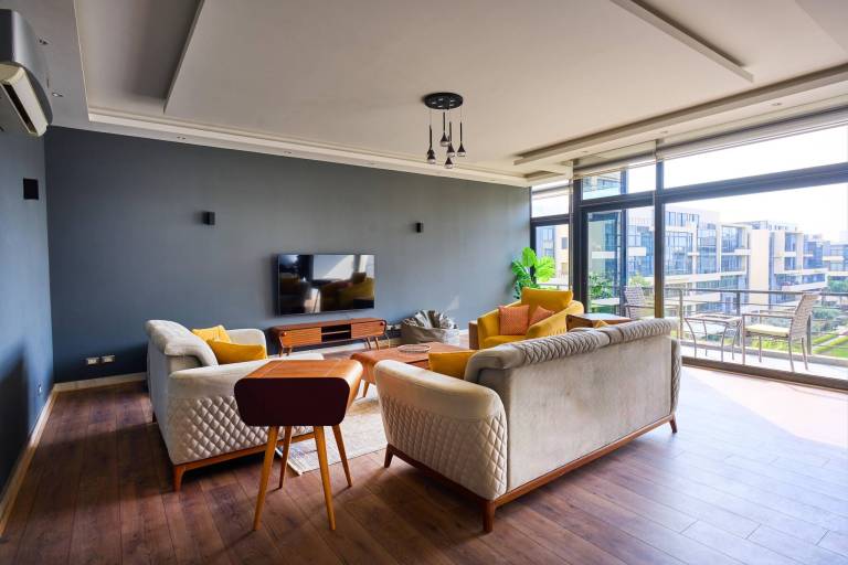 New Cairo Homehaven Waterway 3BR apartment