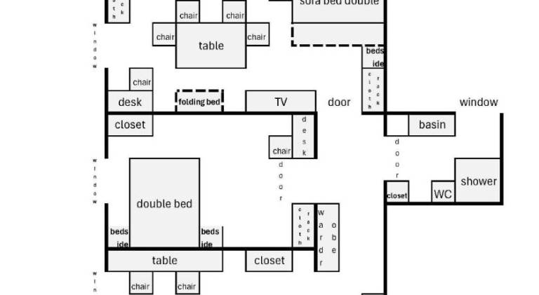 Two rooms in walking center 4 plus 1 pax in Vienna
