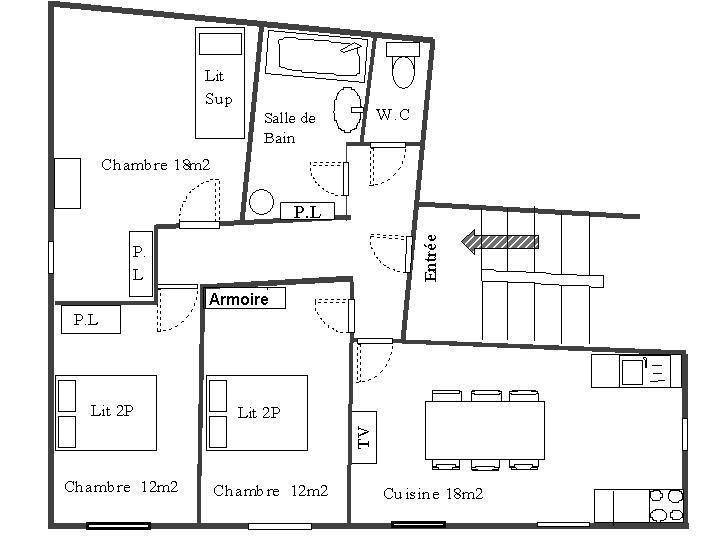 67 m² Ferienwohnung ∙ 3 Schlafzimmer ∙ 6 Gäste – Bild 6