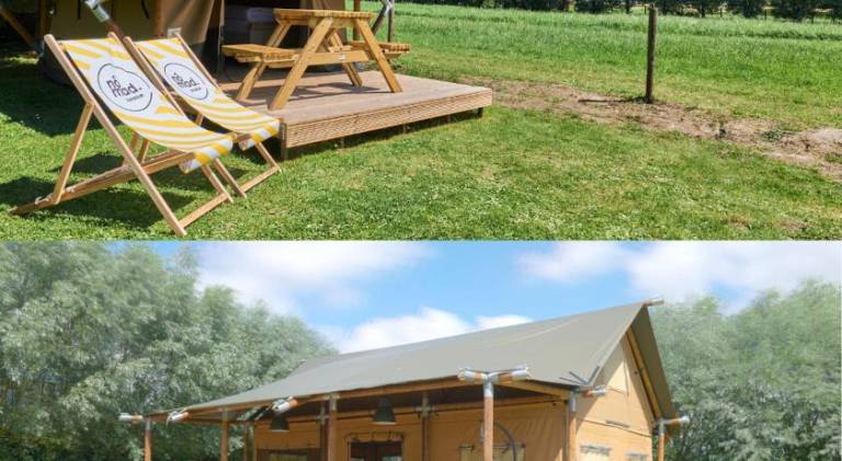 Tent with garden & terrace in Knokke-Heist
