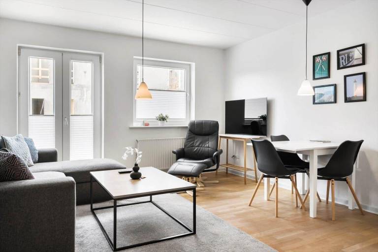 Rental apartment with patio | Sea view | Dogs allowed in Hvide Sande