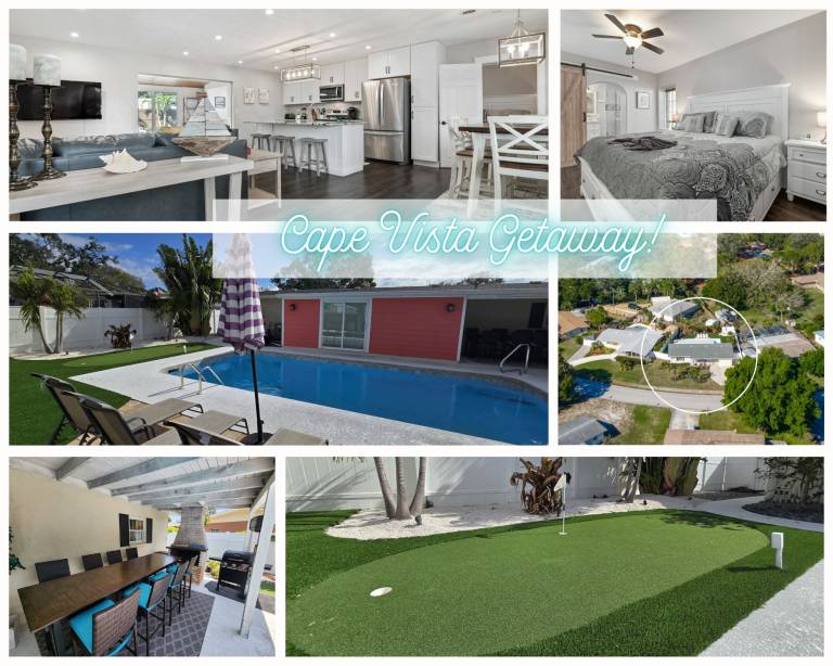 House with barbecue & private pool in Bradenton, FL