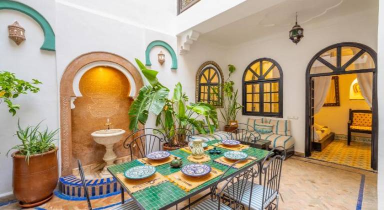 Riad Sharqi Luminous A Sunny in Marrakech Old Town in Marrakech