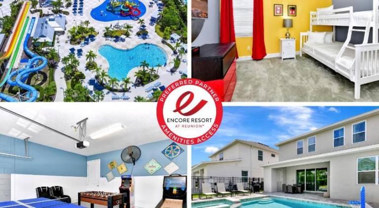 Modern Home With Private Pool, Ping Pong Table Near Disney With Waterpark & Resort Access At Encore in Kissimmee, FL