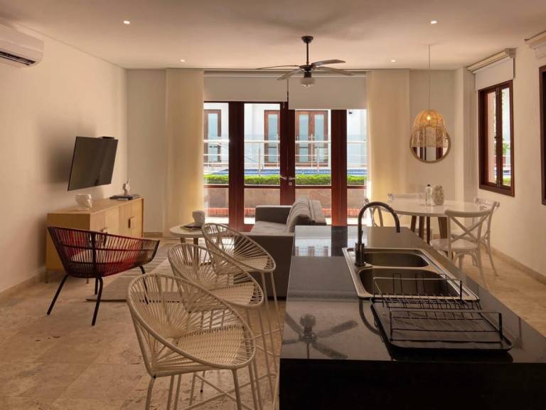 w Welcoming 1BR w Pool in Ciudad Amurallada