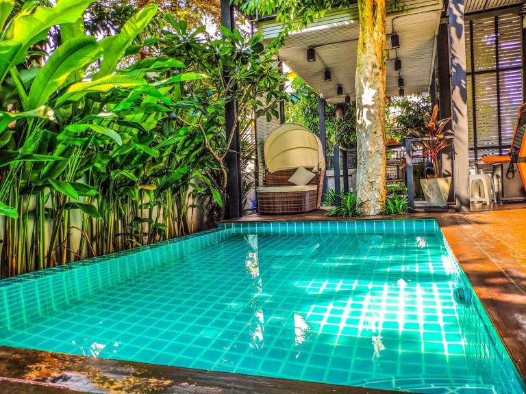 Villa with private pool, terrace & garden | Pet-friendly in Bangkok