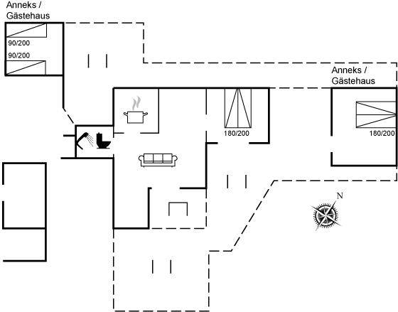 84 m² Ferienhaus ∙ 3 Schlafzimmer ∙ 6 Gäste – Bild 6