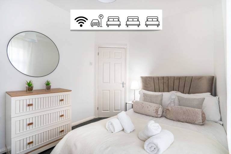 Comfy 3Bed House Parking Garden