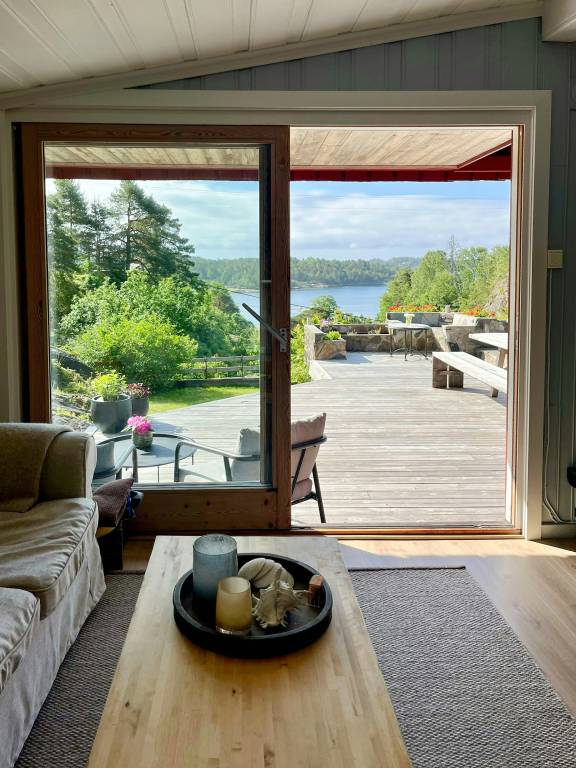 Ferienhaus mit Hund in Bamble, Norwegen fuer max. 7 Personen