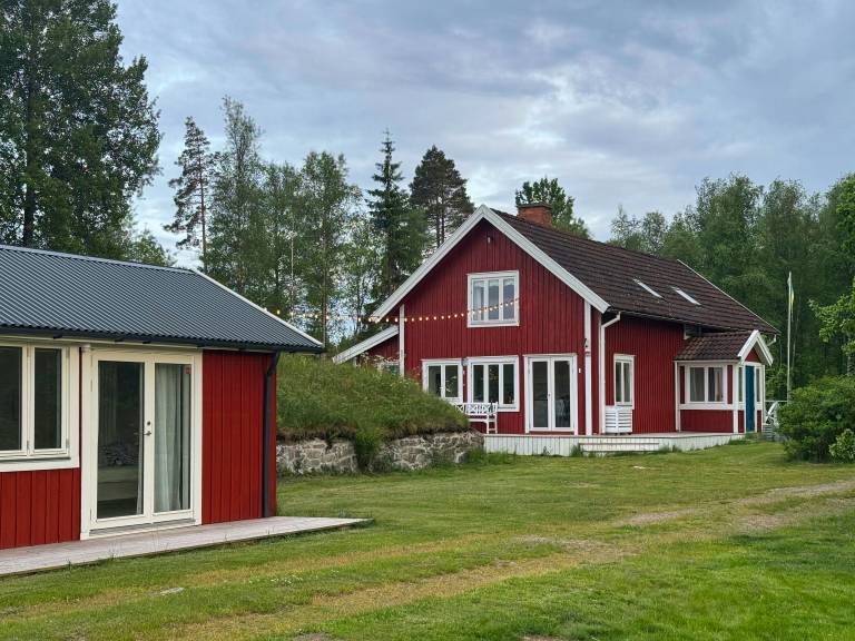 Ferienhaus mit Hund in Emmaboda, Schweden fuer max. 12 Personen