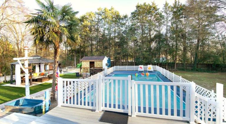 Vacation home with pool & hot tub in Charlotte, NC