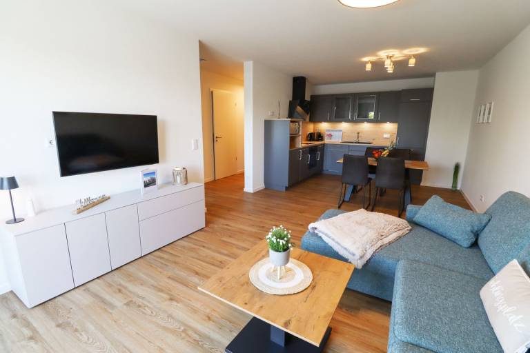 Deichloft 1 – Penthouse-Feeling. Balkon. Modern. Ruhig. in Butjadingen