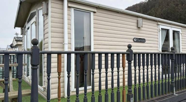 The Beach Hideaway Pet Friendly 2 Bedroom Static Caravan Clarach Bay — photo 5